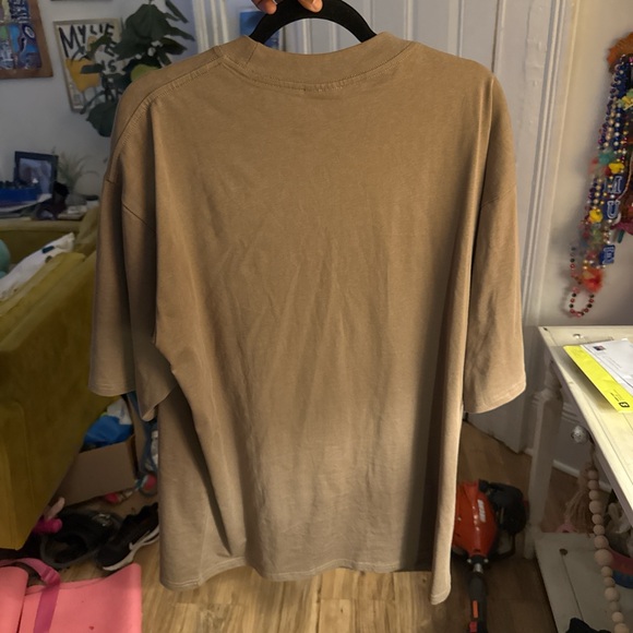 Balenciaga Tan Short Sleeve Tee Casual Essential - Picture 2 of 2